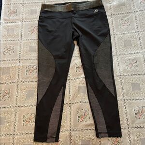 Fila Black and Gray Leggings
